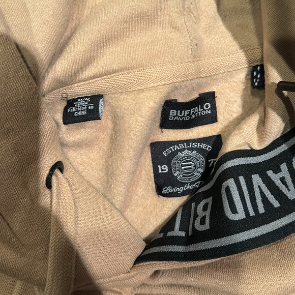 buffalo david bitton Embossed Fleecy Hoodie - Picture 4 of 4